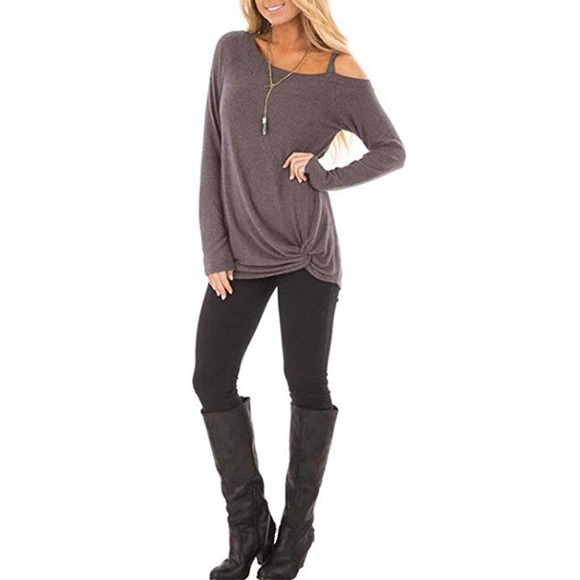 🌰LILY Womens Cold Shoulder Blouse🌰 - Picture 4 of 4